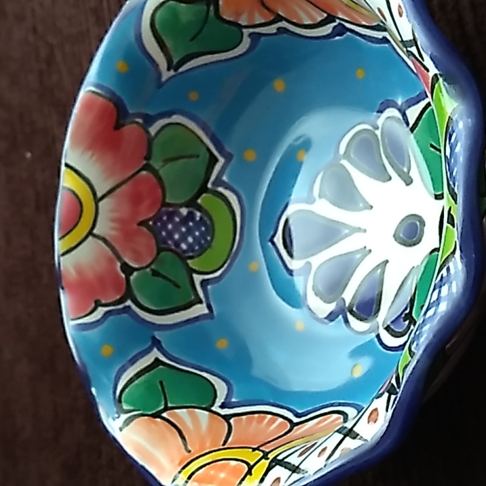 Talavera trinket bowl